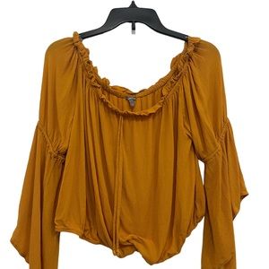 Charlotte Russe Off The Shoulder Long Sleeve
